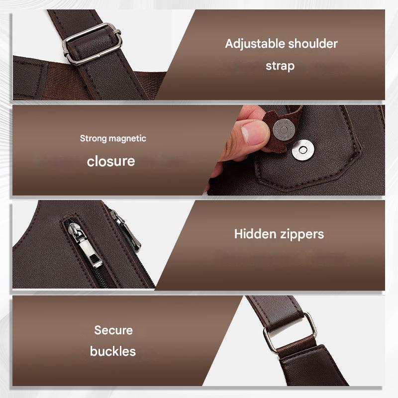 Theft-Proof Men's Crossbody Bag – ShadowCarry Pro