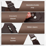 Theft-Proof Men's Crossbody Bag – ShadowCarry Pro