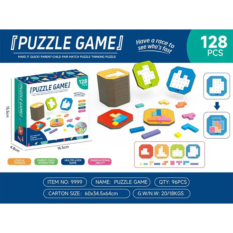 Enhanced Product Title: "Logik-Puzzlespiel für Kreativität, Fokus & Teamarbeit – Fördert gemeinsames Lernen und Problemlösungsfähigkeiten" 

This title includes relevant keywords while clearly conveying the product's benefits.