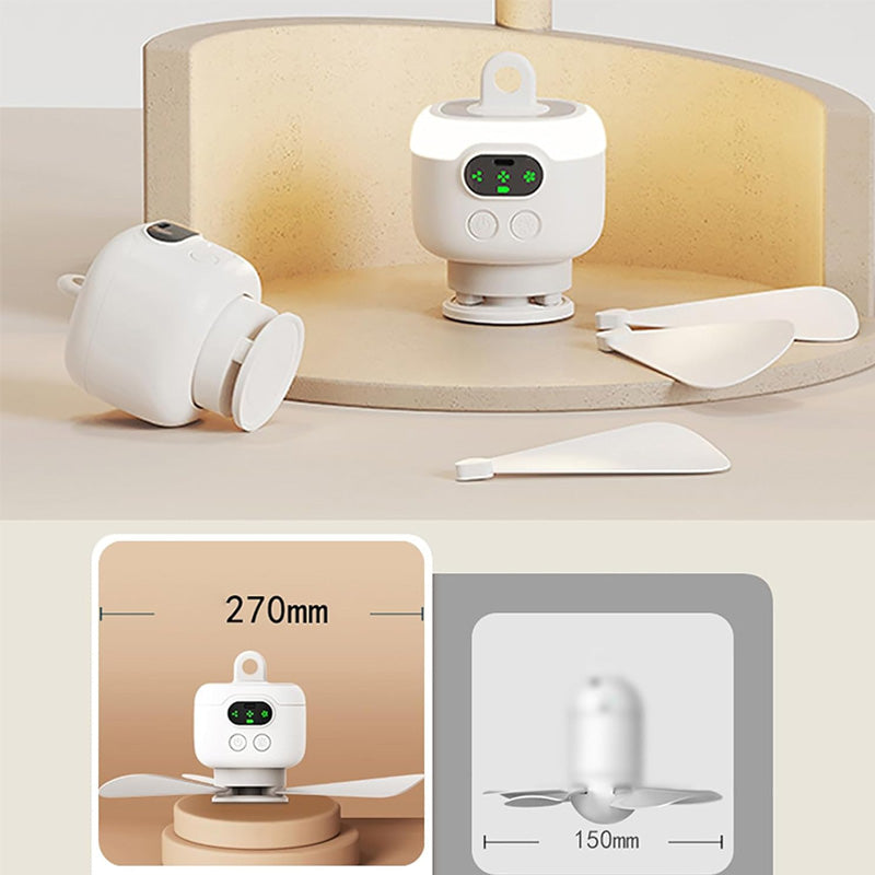 Ceiling Fan with LED Light and Remote Control