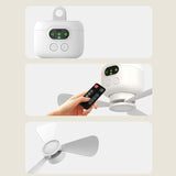 Ceiling Fan with LED Light and Remote Control
