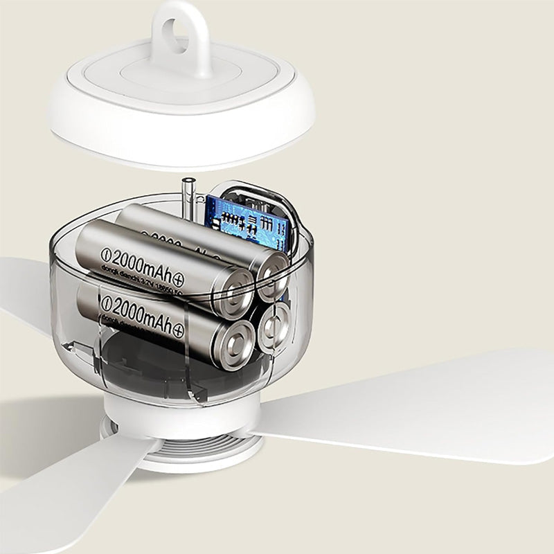 Ceiling Fan with LED Light and Remote Control
