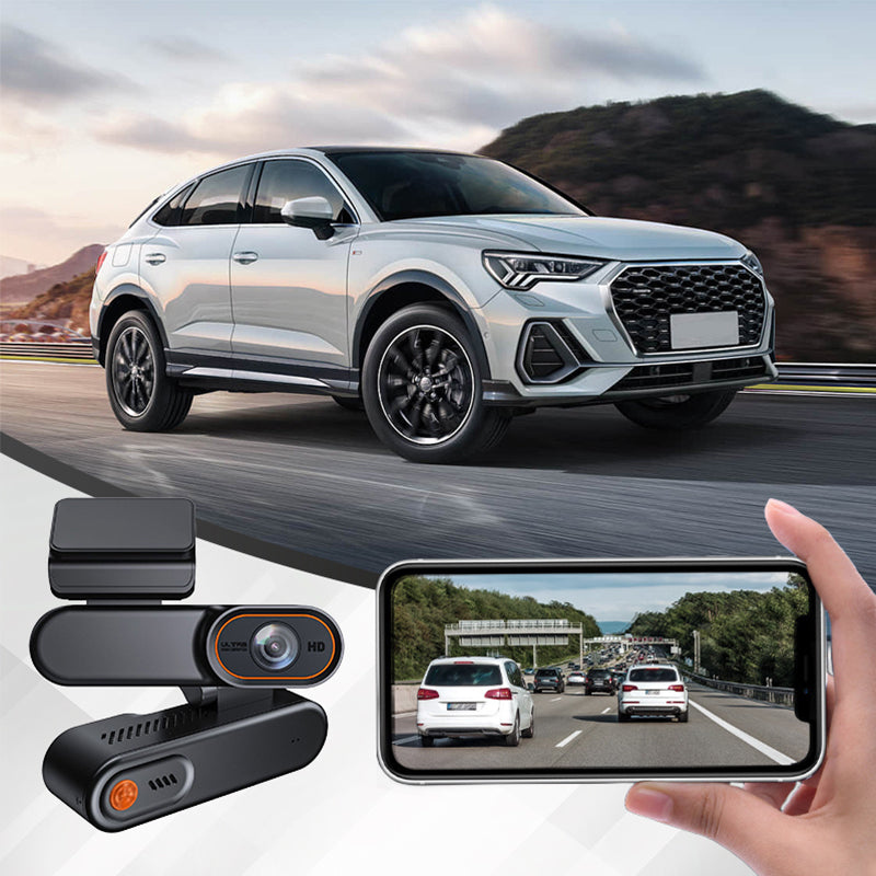 4G Dash Cam – Dual Front & Cabin Lens, 1080p HD, Night Vision & Remote Live View