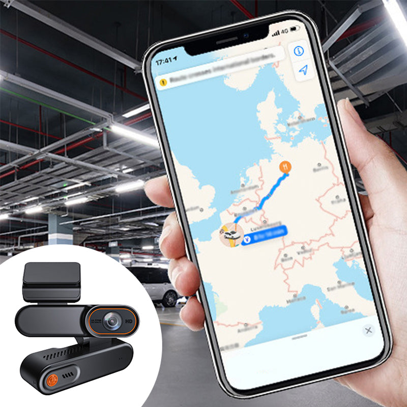 4G Dash Cam – Dual Front & Cabin Lens, 1080p HD, Night Vision & Remote Live View