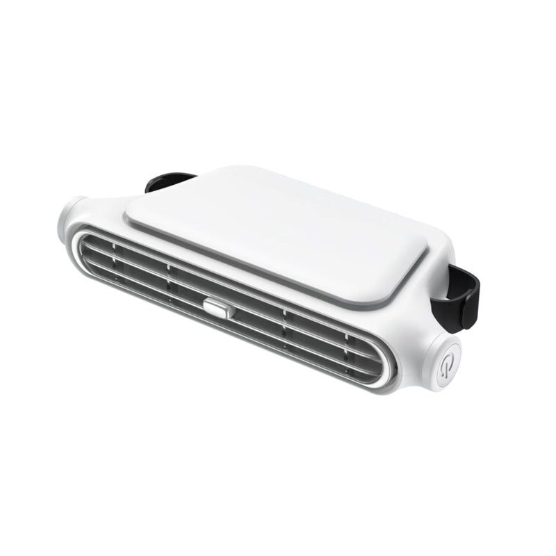Car Headrest Fan – Dual Turbine, 3-Speed & 3000mAh Rechargeable