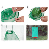 Reusable Wire Cage Fly Trap – Non-Toxic, 40,000 Capacity & Foldable