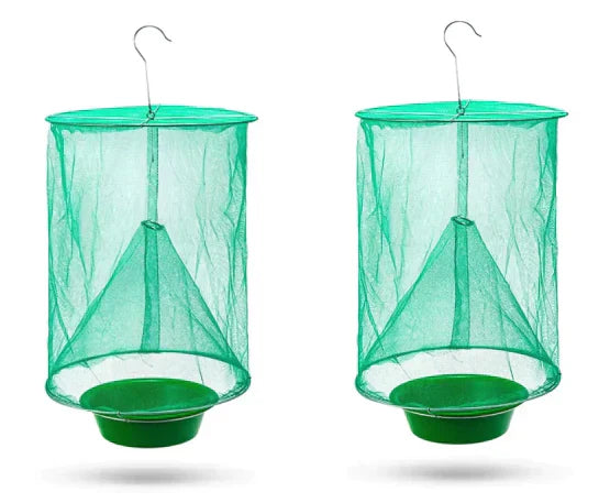Reusable Wire Cage Fly Trap – Non-Toxic, 40,000 Capacity & Foldable