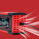 12V Car Battery Charger – 6A, LCD Display, Pulse Repair & 4–100Ah