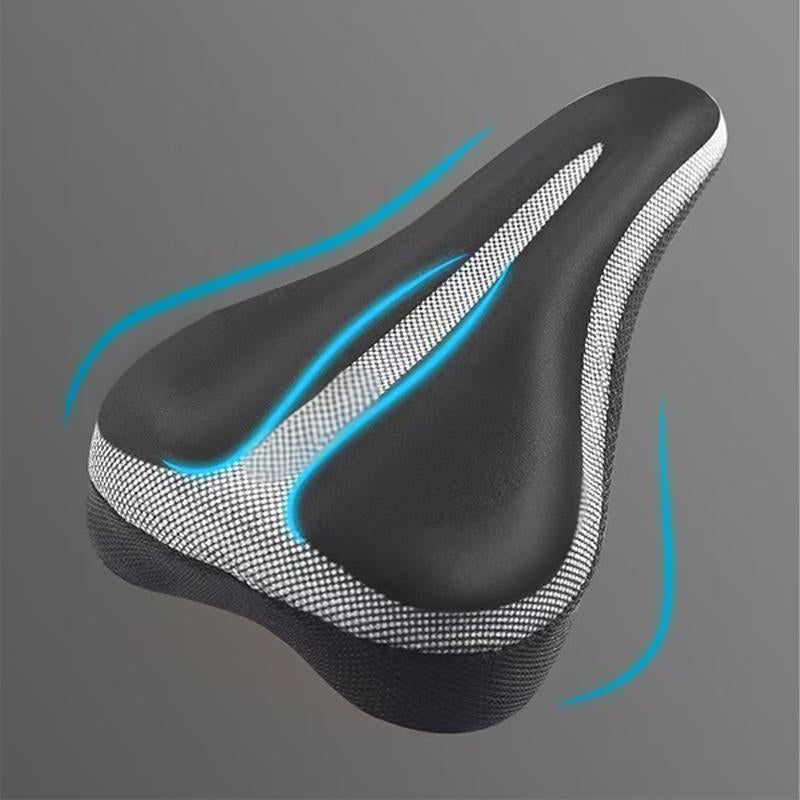 Ergonomic Bike Saddle – Pressure-Relief Foam, 29.5×17 cm & Ventilation Channel