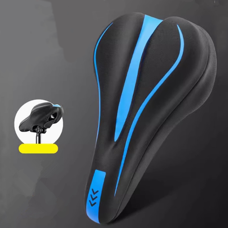 Bike Saddle Cover – Memory Foam & Silicone Gel, Waterproof Non-Slip