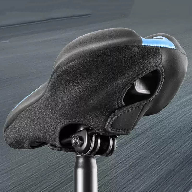 Bike Saddle Cover – Memory Foam & Silicone Gel, Waterproof Non-Slip