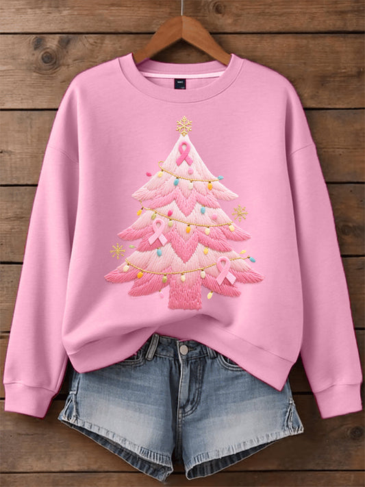 Women's Pink Christmas Sweatshirt