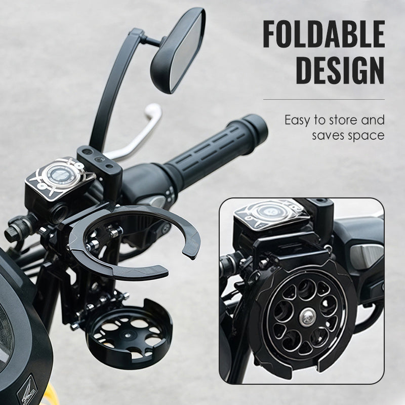Foldable Bike Water Bottle Cage – Aluminum Alloy, Anti-Drop Lock & Universal Fit