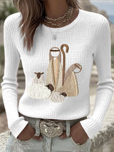 Optimized Product Title: "Damen Weihnachts Jesus Krippe T-Shirt - Festliches Christliches Oberteil für Frauen" 

This title includes relevant keywords while improving clarity and appeal for potential shoppers.