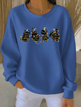 Optimized Product Title: "Damen Weihnachtsdruck Freizeit Sweatshirt - Festliches Design, Bequem & Stylisch für die Feiertage" 

This title includes relevant keywords for better visibility and highlights key features to attract potential buyers.