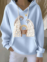 Optimized Product Title: "Damen Weihnachts Hoodie mit Jesus Geburt Design - Festlicher Christlicher Pullover für Damen" 

This title includes relevant keywords while providing a clear description of the product, making it more appealing for Google Shoppin