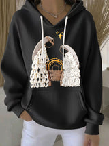 Optimized Product Title: "Damen Weihnachts Hoodie mit Jesus Geburt Design - Festlicher Christlicher Pullover für Damen" 

This title includes relevant keywords while providing a clear description of the product, making it more appealing for Google Shoppin