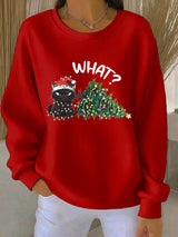 Optimized Product Title: "Damen Weihnachts Sweatshirt mit Ripp-Rundhalsausschnitt – Festlicher Pullover für die Feiertage" 

This title includes relevant keywords while enhancing clarity and appeal for potential buyers.