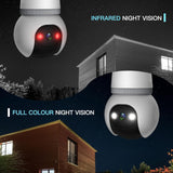 4MP WiFi Bulb Security Camera – E27 Socket, Full-Color Night Vision & Motion Detection