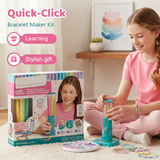Bead Bracelet Making Kit – Click Carousel, Heishi Beads & Elastic Cord
