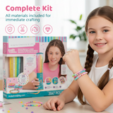 Bead Bracelet Making Kit – Click Carousel, Heishi Beads & Elastic Cord