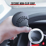 Silicone Steering Wheel Knob – 360° Ball Bearing, Non-Slip Grip & Tool-Free Clamp