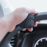 Silicone Steering Wheel Knob – 360° Ball Bearing, Non-Slip Grip & Tool-Free Clamp