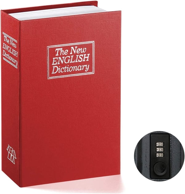 Diversion Book Safe – Hidden Storage, Key & Combination Lock Options