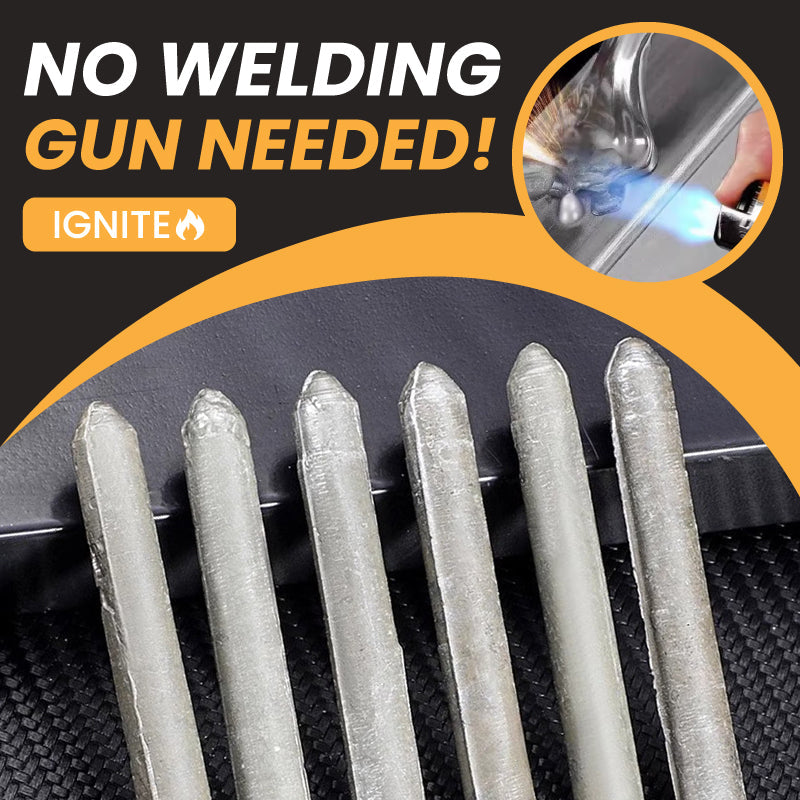 Low-Temperature Solder Rods – Tin-Aluminum Alloy, 75 mm & Flux-Cored