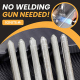 Low-Temperature Solder Rods – Tin-Aluminum Alloy, 75 mm & Flux-Cored