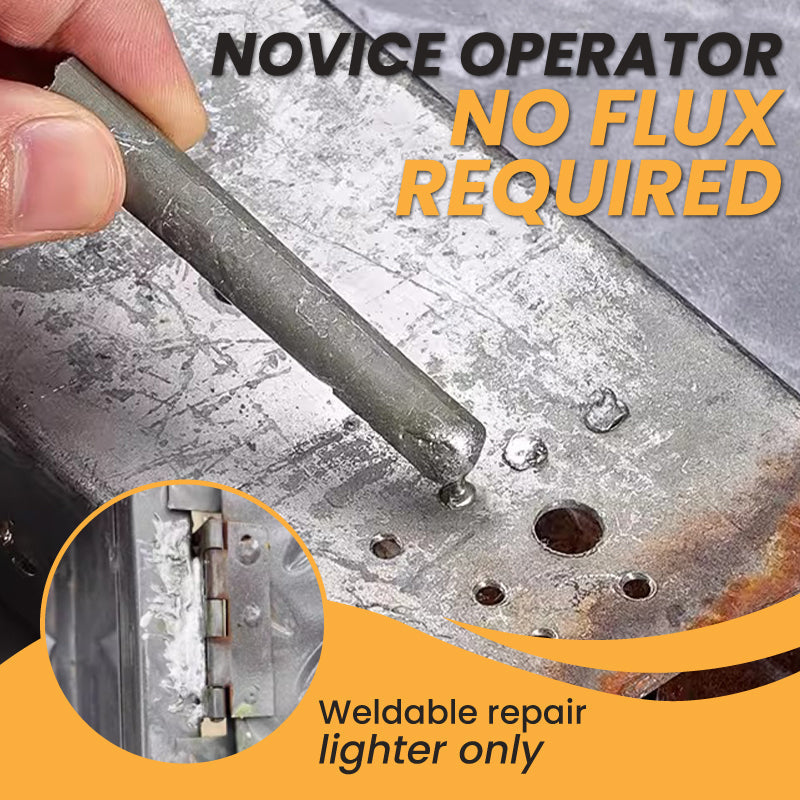 Low-Temperature Solder Rods – Tin-Aluminum Alloy, 75 mm & Flux-Cored