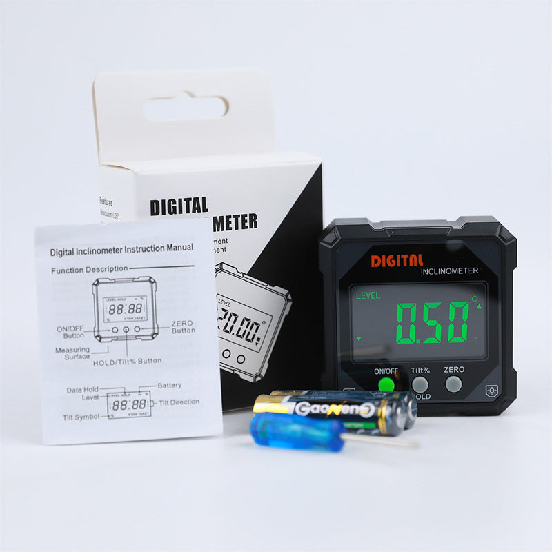 Digitaler Winkelmesser mit Magnetbasis IP54 – 360° Messbereich