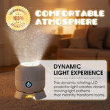 LED Rotating Night Light Projector – Ocean, Christmas & Snowflake, Rechargeable USB