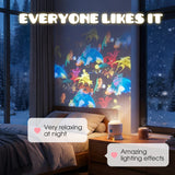 LED Rotating Night Light Projector – Ocean, Christmas & Snowflake, Rechargeable USB