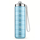 7-Day Pill Organizer – Waterproof Aluminum, Spin-Lock & Portable
