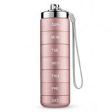 7-Day Pill Organizer – Waterproof Aluminum, Spin-Lock & Portable