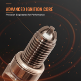 D8TC Motorcycle Spark Plug – 3-Electrode, Ceramic Nickel Alloy & High Performance