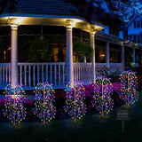 Solar Firework Garden Lights – 100/200 LEDs, IP55 Waterproof & 76cm Swaying Branches