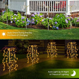 Solar Firework Garden Lights – 100/200 LEDs, IP55 Waterproof & 76cm Swaying Branches