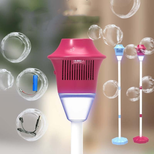 Automatic Bubble Machine – 20,000+ Bubbles Per Minute, LED Lights & Music