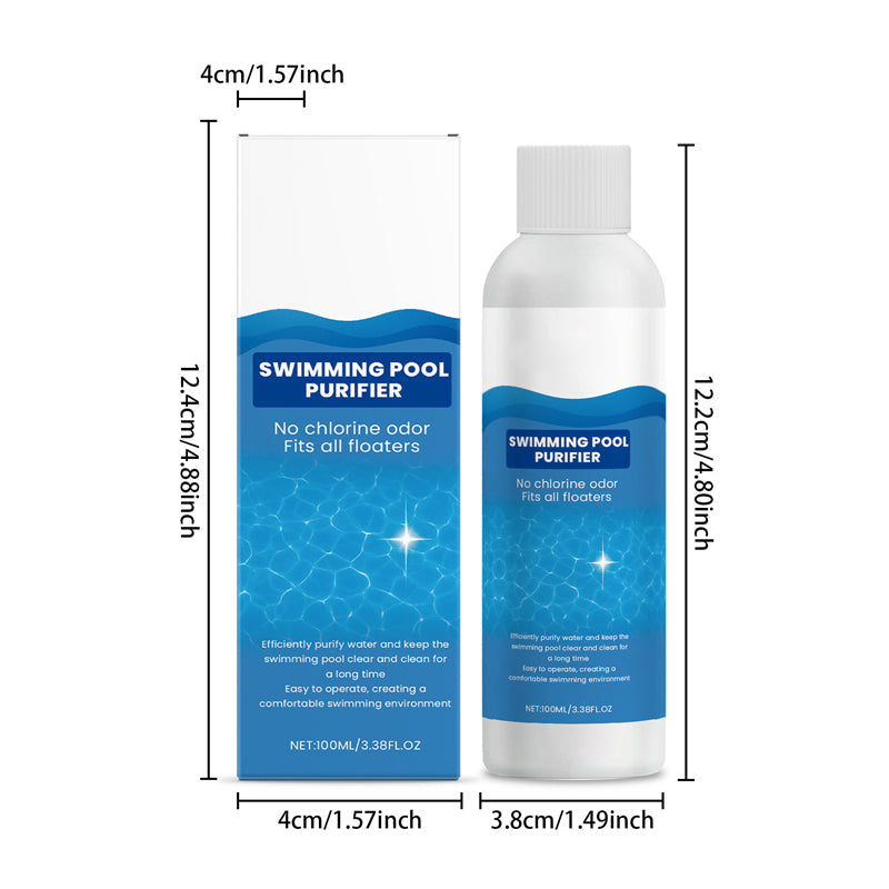 Pool Cleaning Solution – 100ml, Chlorine-Free & Skin-Friendly
