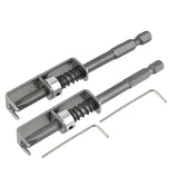 Spring-Loaded Screw Holder Drill Attachment – Steel, One-Handed & Universal Fit