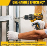 Spring-Loaded Screw Holder Drill Attachment – Steel, One-Handed & Universal Fit