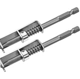 Spring-Loaded Screw Holder Drill Attachment – Steel, One-Handed & Universal Fit