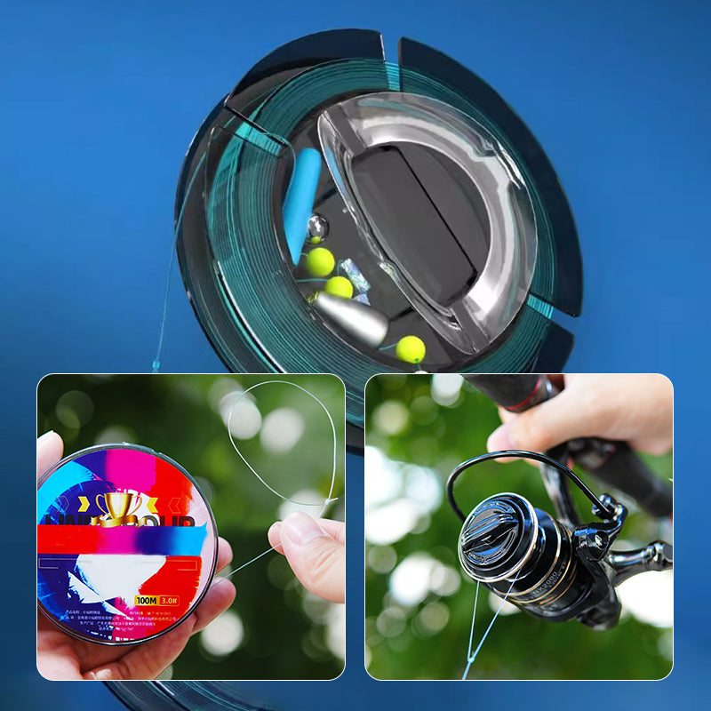 Fishing Rod Set – Automatic Depth-Finding, 100m Line & Glow Float