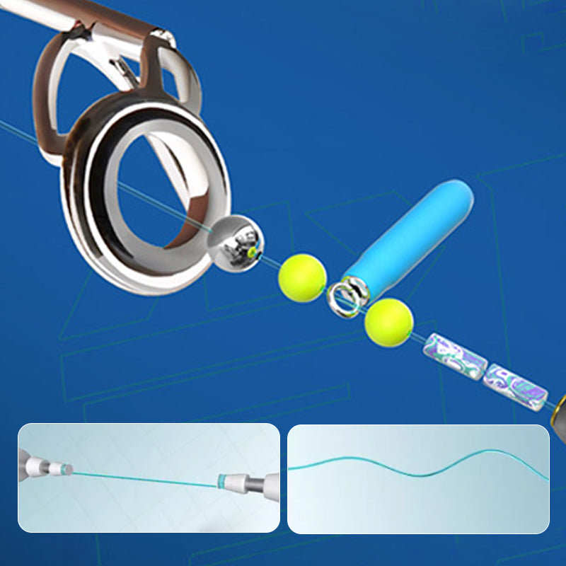 Fishing Rod Set – Automatic Depth-Finding, 100m Line & Glow Float