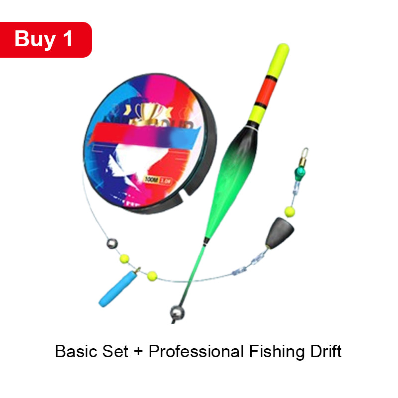 Fishing Rod Set – Automatic Depth-Finding, 100m Line & Glow Float