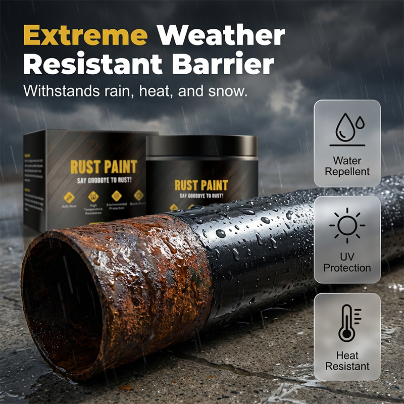 Metal Rust Converter with Brush – 100g, Fast-Drying, UV & Weather Resistant