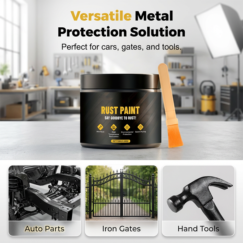 Metal Rust Converter with Brush – 100g, Fast-Drying, UV & Weather Resistant