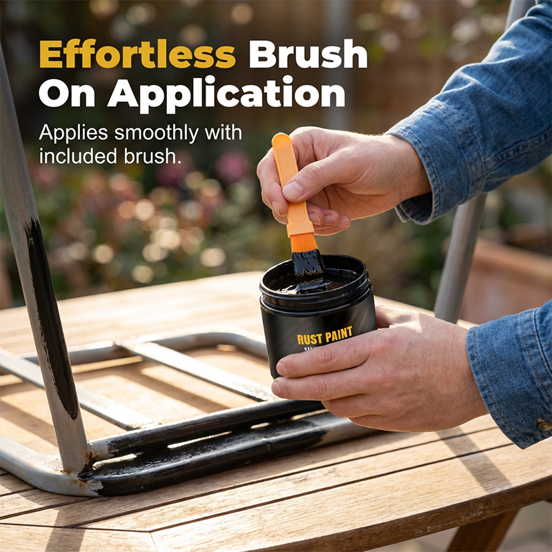 Metal Rust Converter with Brush – 100g, Fast-Drying, UV & Weather Resistant